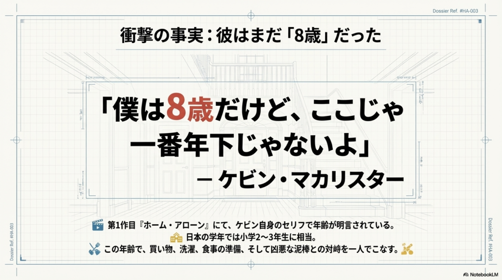 衝撃の事実:彼はまだ8歳だった