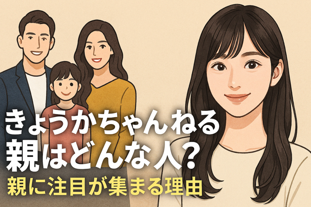 きょうかちゃんねる 親はどんな人？