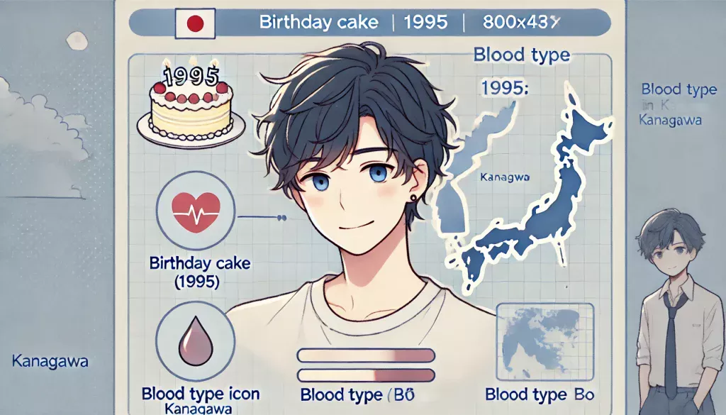 年齢や出身地などプロフィール情報📘