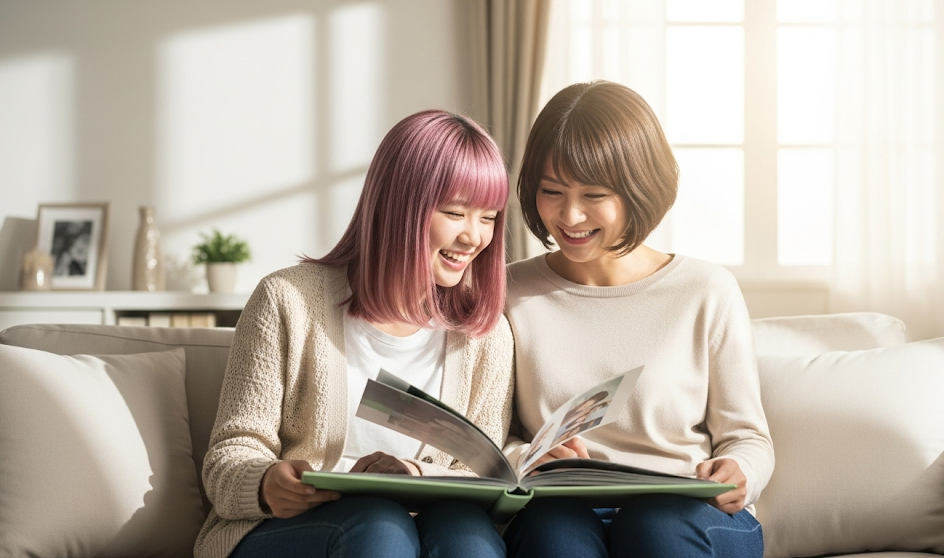 活動を支える温かい家族関係