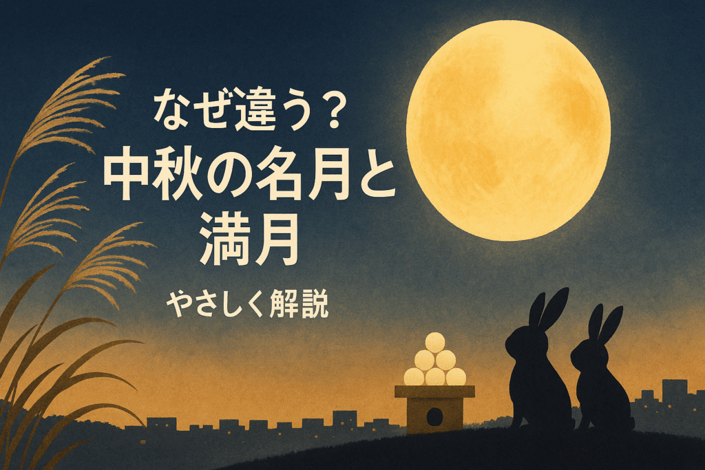 「中秋の名月」ってどんな日？ 気になる満月との違いを解説！